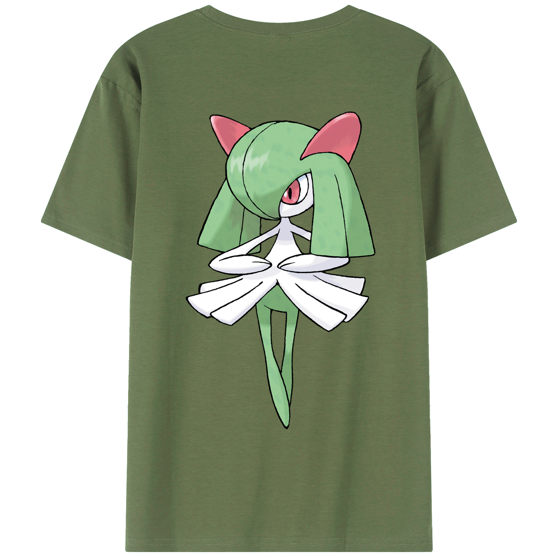 （画像用） ポケットモンスター Pokémon 綿100％ メンズ半袖Tシャツ（バックプリント） 通気性